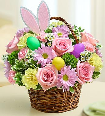 Easter Egg Basket Flower Bouquet