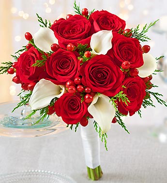 Holiday Bridesmaid Bouquet