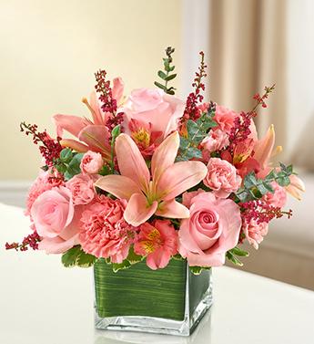 Healing Tears - All Pink Flower Bouquet