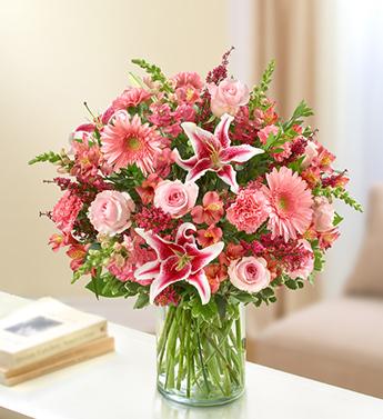 Sincerest Sorrow - All Pink Flower Bouquet