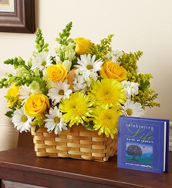 Celebrating Life - Yellow and White Flower Bouquet