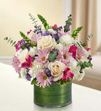 Cherished Memories - Lavender and White Flower Bouquet