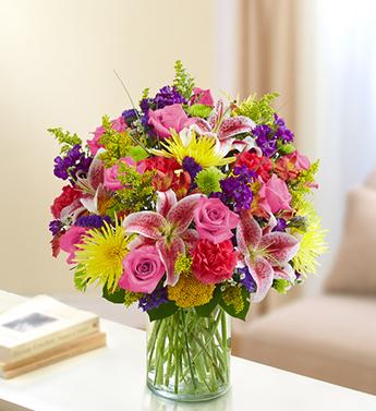 Sincerest Sorrow - Multicolor Bright Flower Bouquet