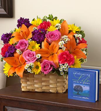 Celebrating Life - Multicolor Bright Flower Bouquet