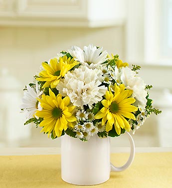 Mugable to Say Get Well Flower Bouquet