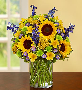 Fields of Europe for Summer Deluxe Flower Bouquet