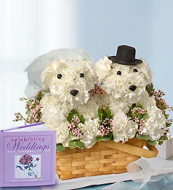 Love You Fur-ever with Book Flower Bouquet