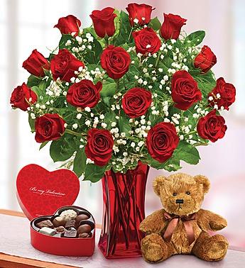 Abundant Love™ Premium Long Stem Roses Flower Bouquet