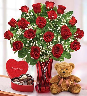 Abundant Love™ Premium Long Stem Roses Flower Bouquet