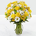 The Sunny Sentiments™ Bouquet by FTD® - VASE INCLUDED Flower Bouquet
