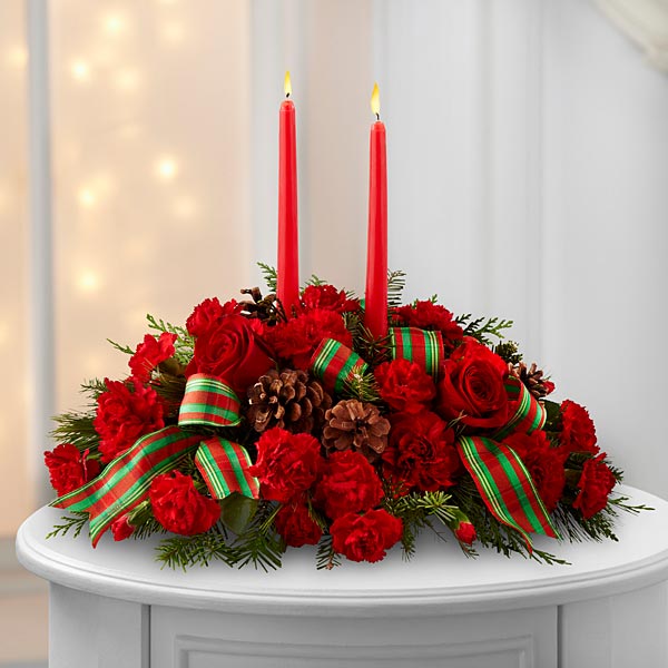 The FTD® Holiday Classics™ Centerpiece by Better Homes and Gardens
