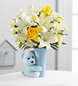 The FTD® Baby Boy Big Hug™ Bouquet