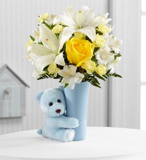 The FTD® Baby Boy Big Hug™ Bouquet Flower Bouquet