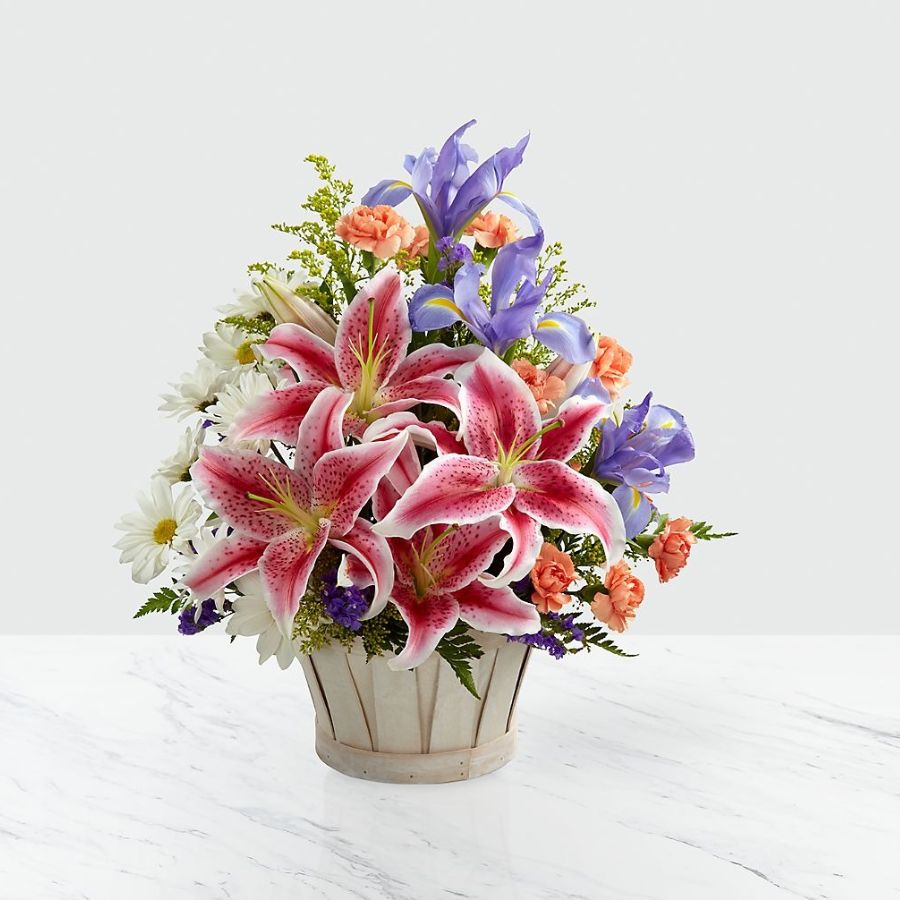 The Wondrous Nature™ Bouquet by FTD® - BASKET INCLUDED