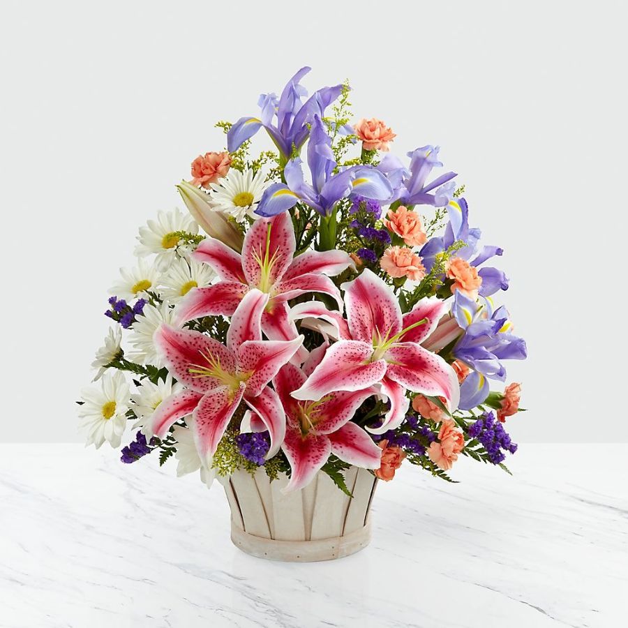The Wondrous Nature™ Bouquet by FTD® - BASKET INCLUDED Flower Bouquet