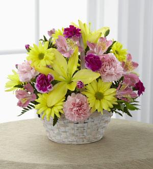 The FTD® Basket of Cheer® Bouquet