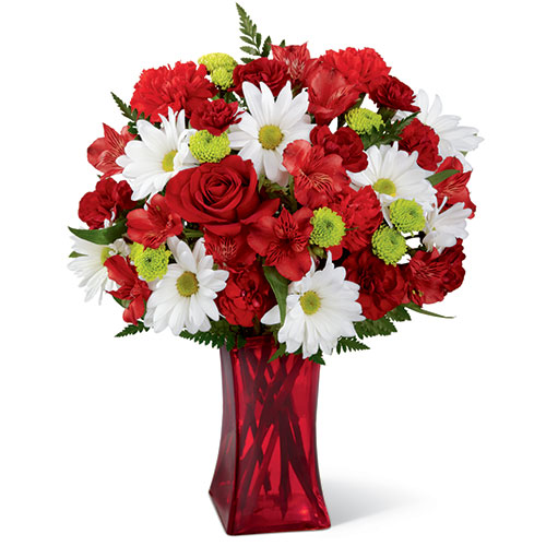 The FTD® Cherry Sweet Bouquet - VASE INCLUDED Flower Bouquet