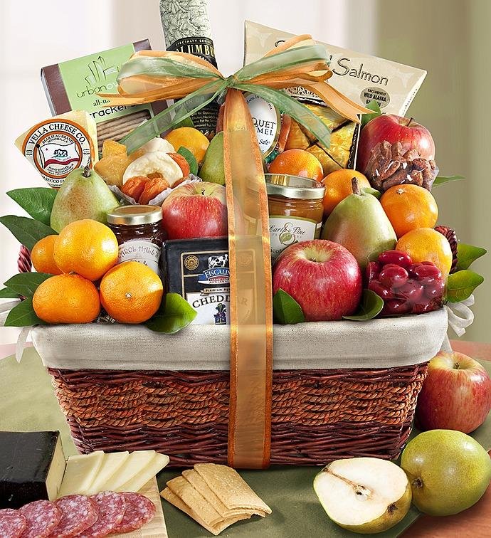Sierra Sensation Fruit & Gourmet Gift Basket 