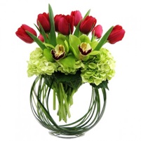 Sweetheart tulips Flower Bouquet