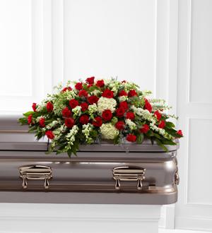 The FTD® Sincerity™ Casket Spray Flower Bouquet