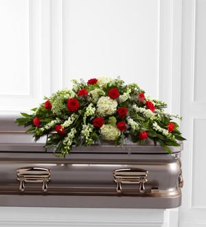 The FTD® Sincerity™ Casket Spray Flower Bouquet