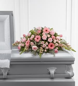 The FTD® Sweet Farewell™ Casket Spray Flower Bouquet