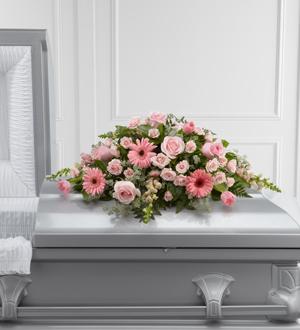 The FTD® Sweet Farewell™ Casket Spray Flower Bouquet