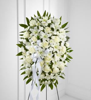 The FTD® Exquisite Tribute™ Standing Spray Flower Bouquet