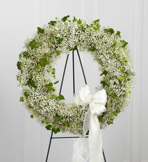 The FTD® Precious™ Wreath Flower Bouquet