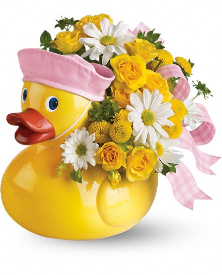 Ducky Delight - Girl Flower Bouquet