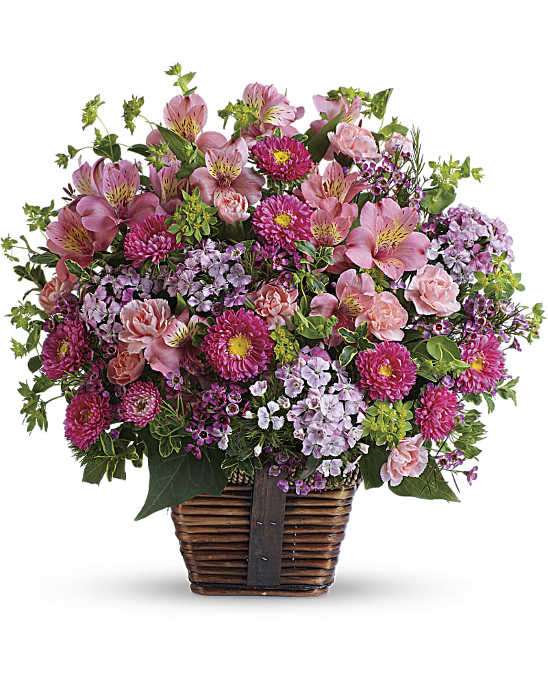 Happily Ever After - Purple Flower Basket