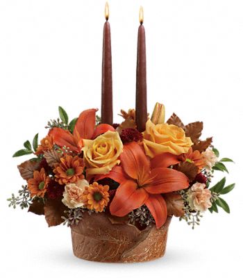 Wrapped in Autumn Centerpiece