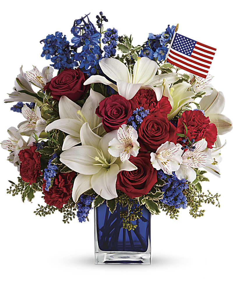 America the Beautiful Flower Bouquet