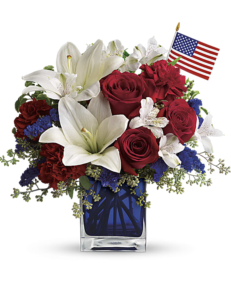 America the Beautiful Flower Bouquet