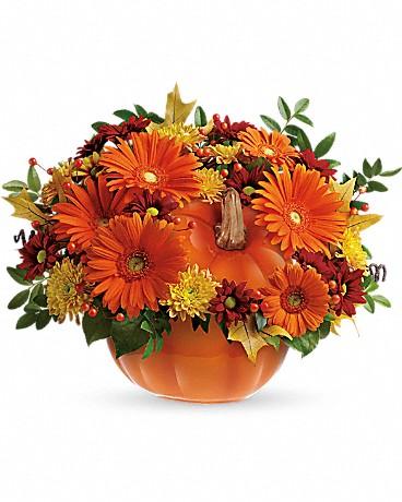 Country Pumpkin Flower Bouquet