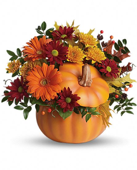 Country Pumpkin Flower Bouquet