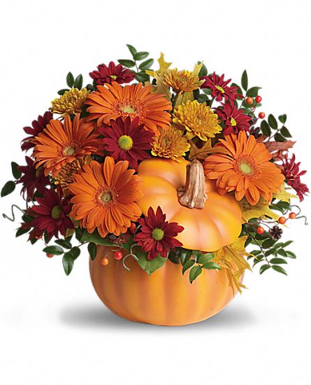 Country Pumpkin Flower Bouquet