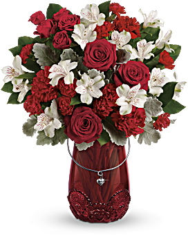 Teleflora's Red Haute Bouquet