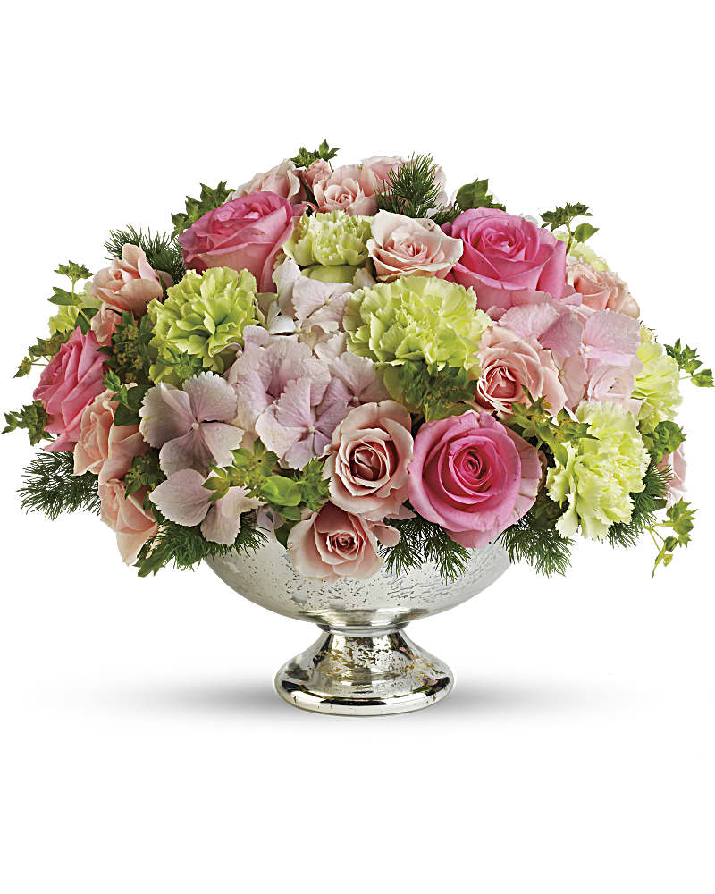 Garden Rhapsody Centerpiece Flower Bouquet