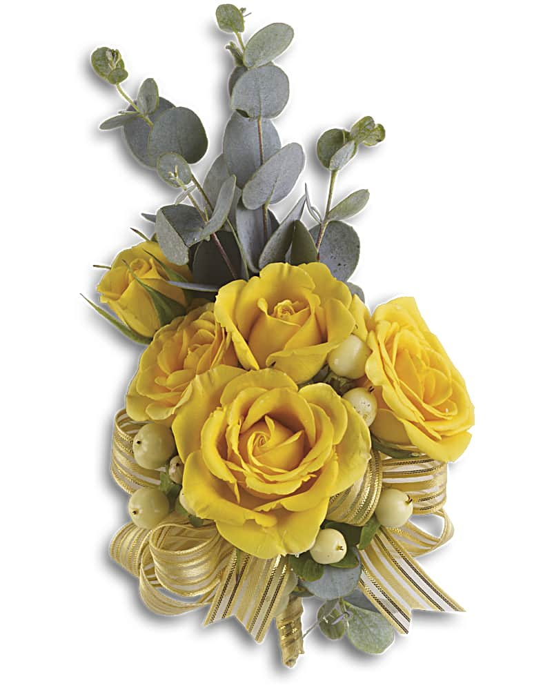 Sunswept Corsage Flower Bouquet