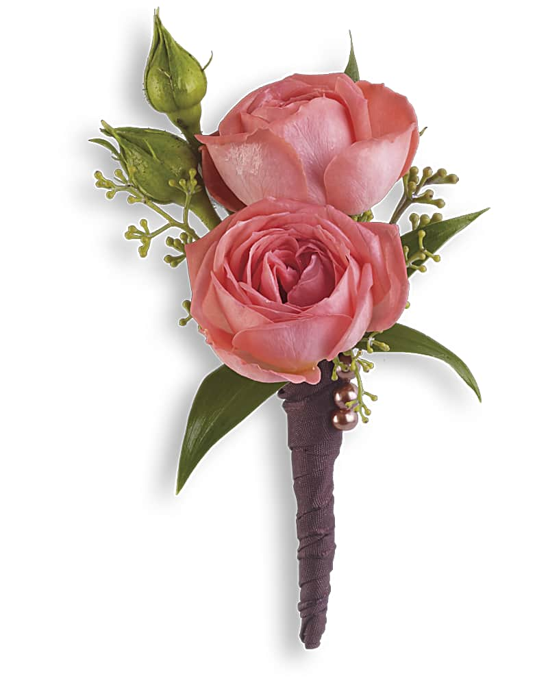 Rose Simplicity Boutonniere