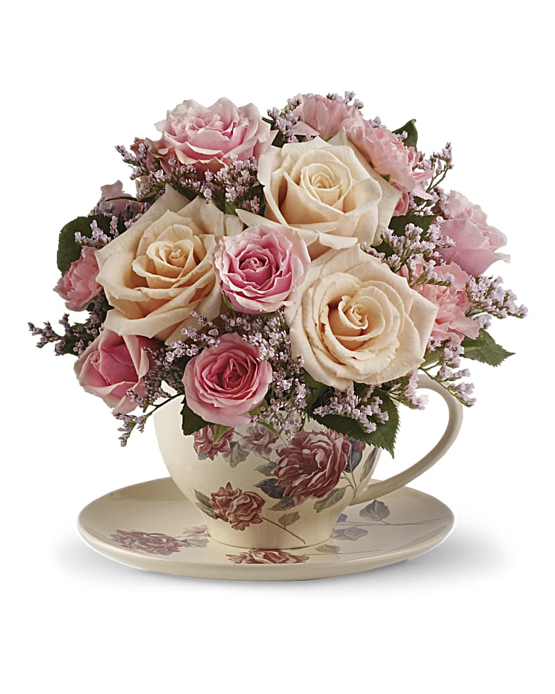 Victorian Teacup Bouquet