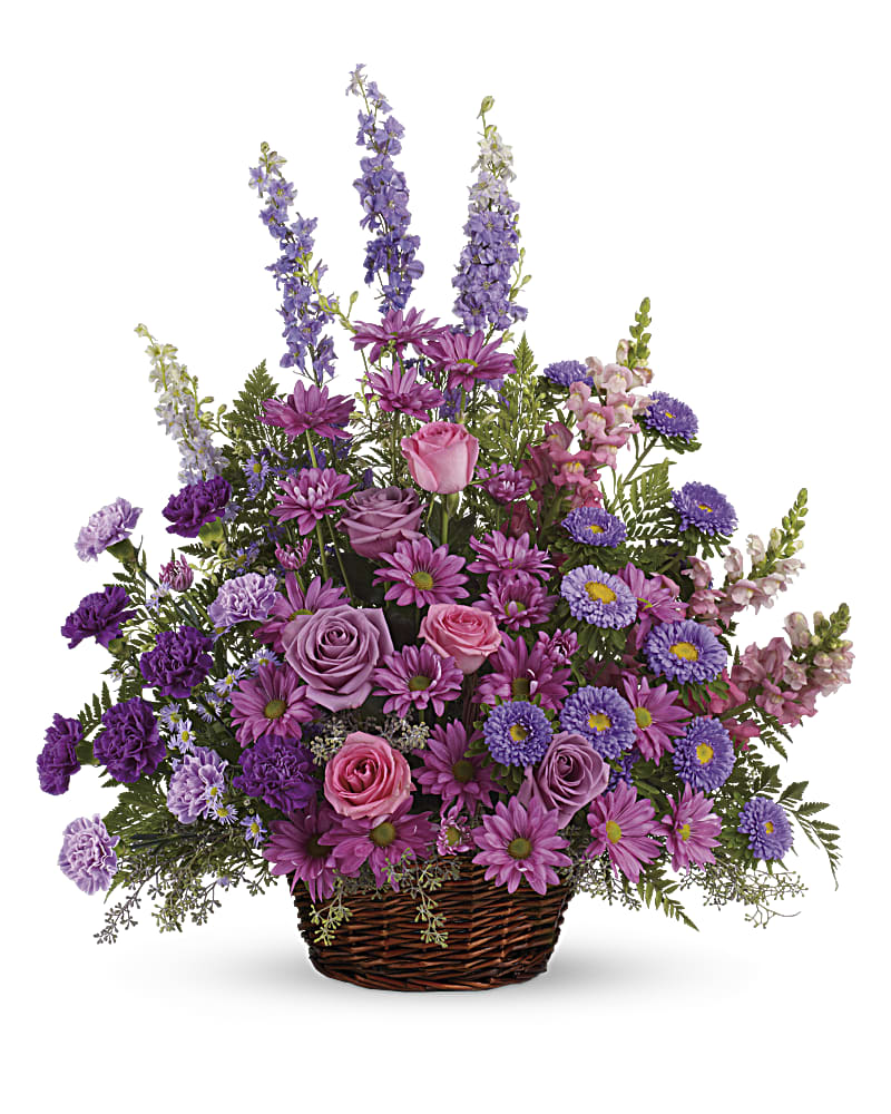 Gracious Lavendar Basket