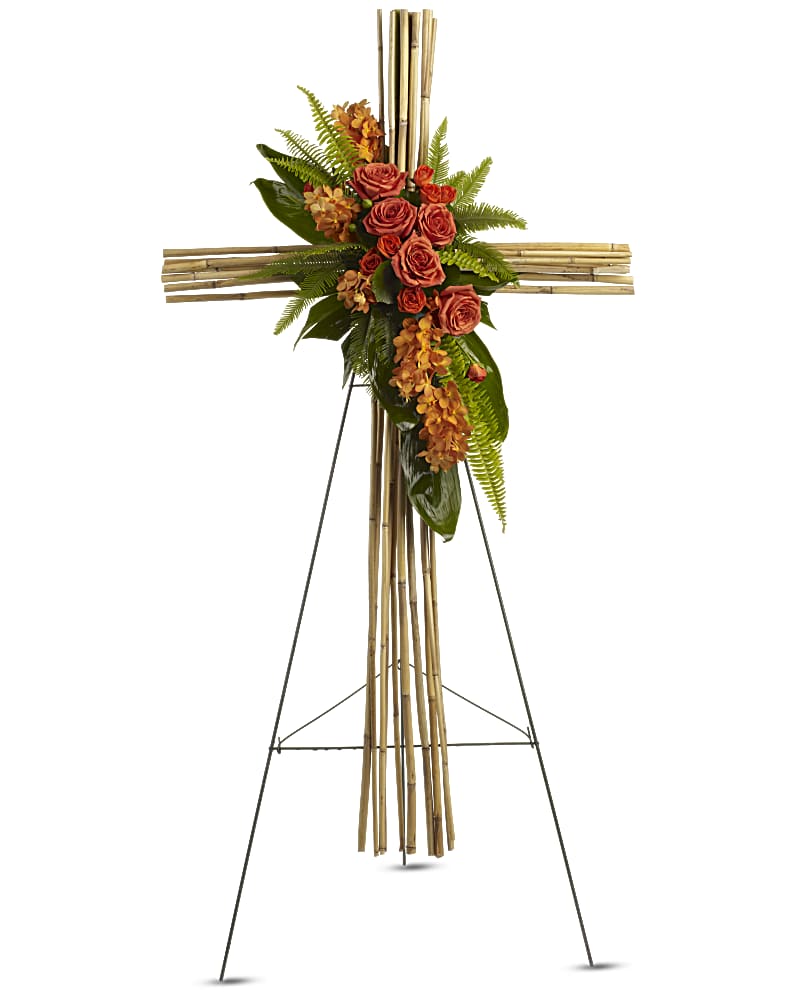 River Cane Cross Flower Bouquet