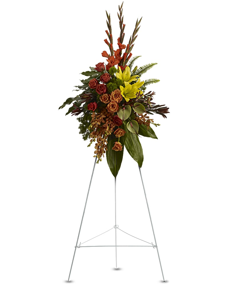 Tropical Tribute Spray Flower Bouquet