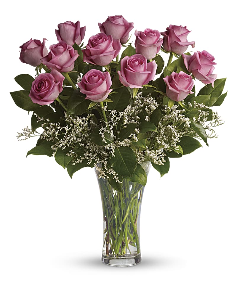 Make Me Blush - Dozen Long Stemmed Pink Roses