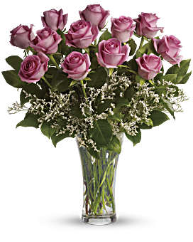 Make Me Blush - Dozen Long Stemmed Pink Roses