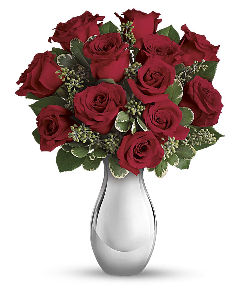 True Romance Bouquet with Red Roses Flower Bouquet
