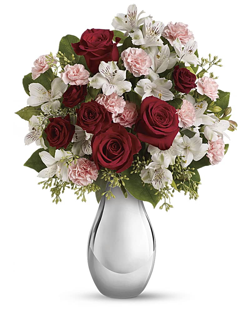 Crazy for You Bouquet with Red Roses