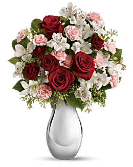 Crazy for You Bouquet with Red Roses